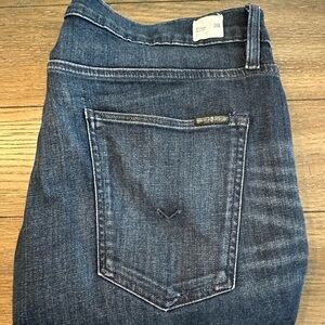 Hudson Ethan Biker Skinny Jeans Size‎ 38 Inseam 33 inches Waist Across 19 1/2